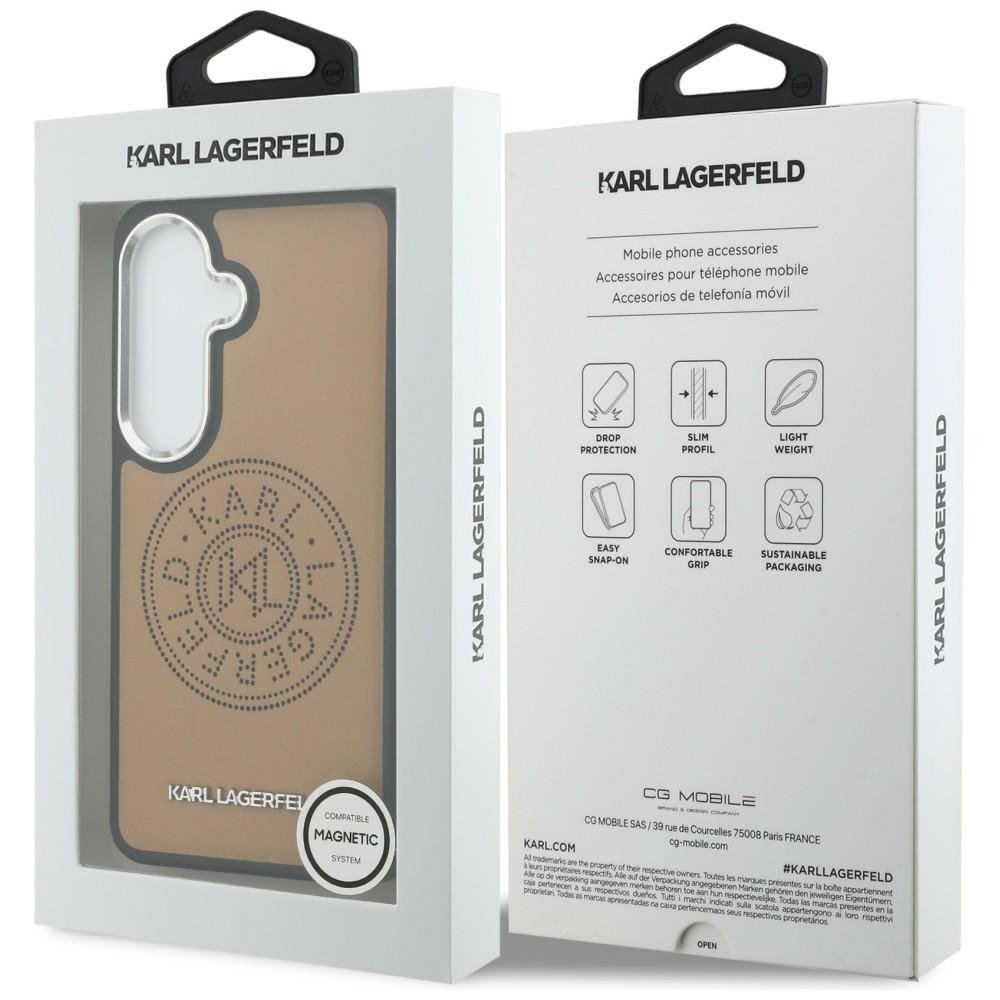 Karl Lagerfeld MagSafe vāciņš Samsung Galaxy S26 Plus brūns