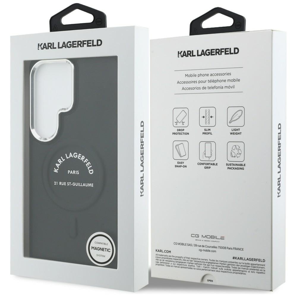 Karl Lagerfeld MagSafe vāciņš Samsung Galaxy S26 Ultra melns