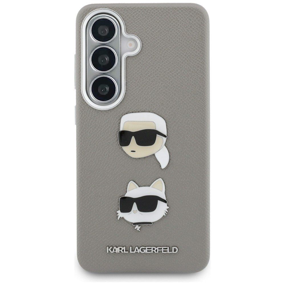 Karl Lagerfeld vāciņš Samsung Galaxy S26 sudrabains