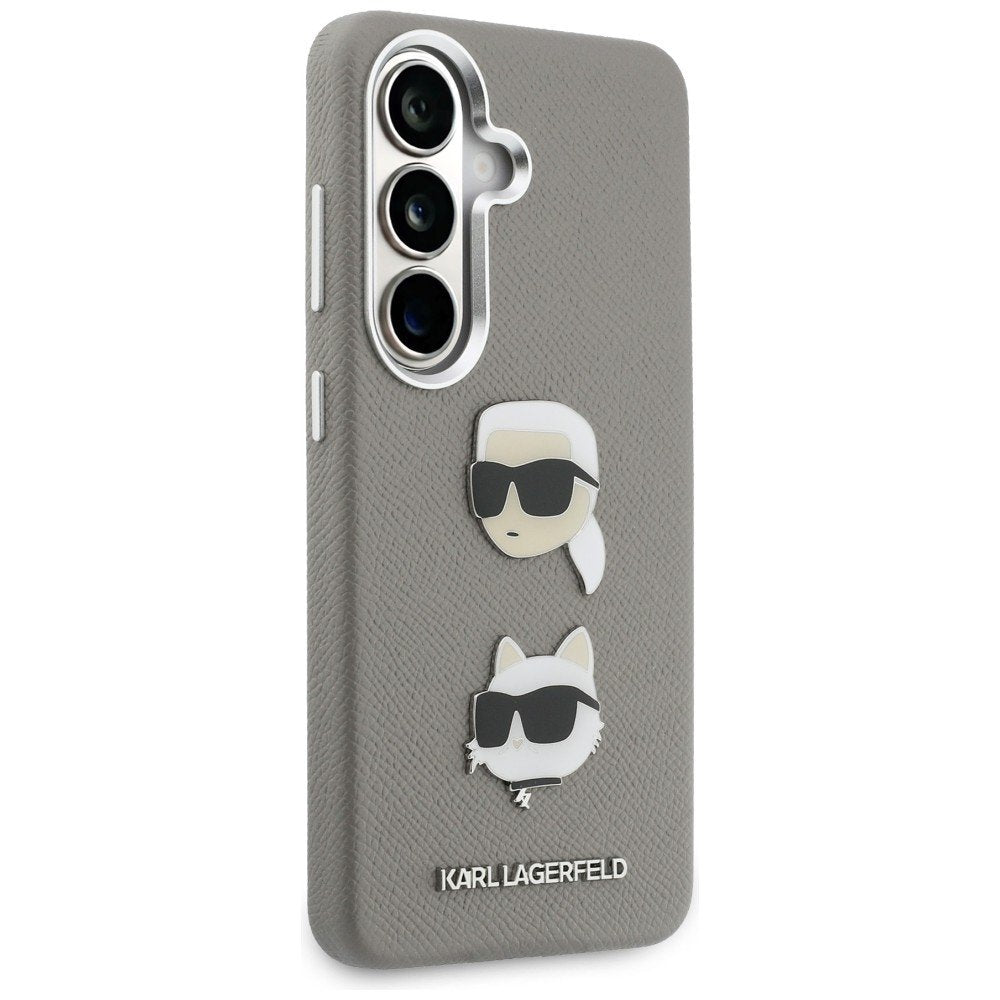 Karl Lagerfeld vāciņš Samsung Galaxy S26 sudrabains