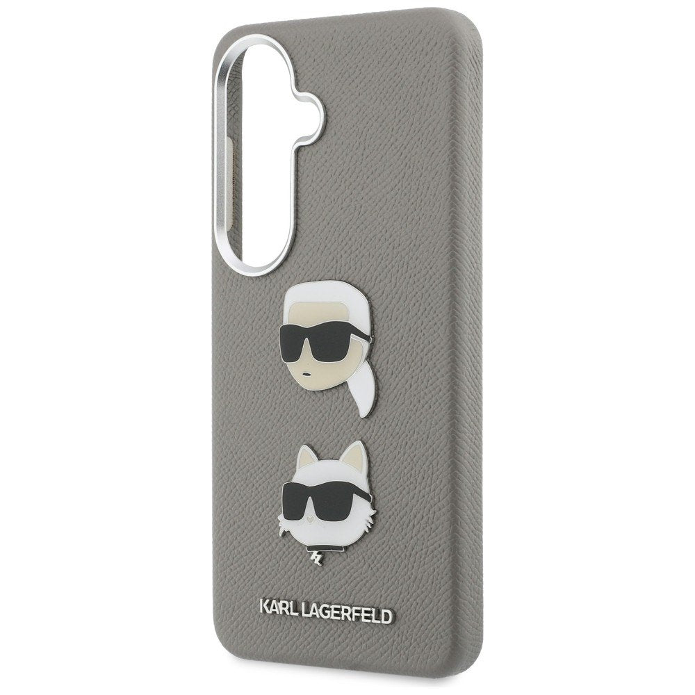 Karl Lagerfeld vāciņš Samsung Galaxy S26 sudrabains