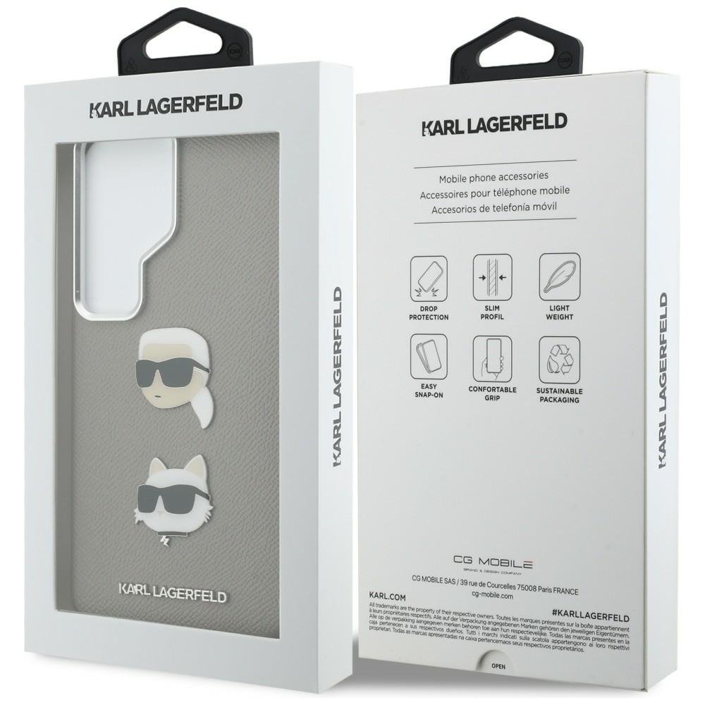 Karl Lagerfeld vāciņš Samsung Galaxy S26 Ultra sudrabains