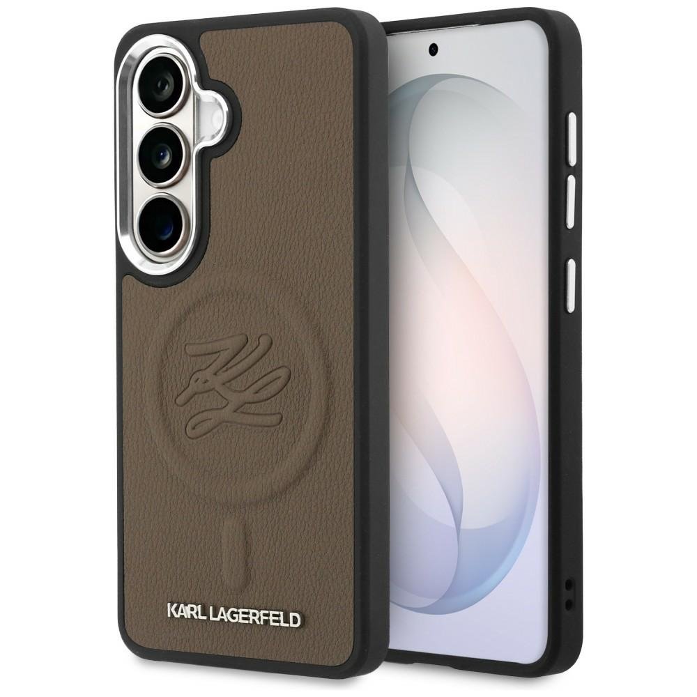 Karl Lagerfeld MagSafe vāciņš Samsung Galaxy S26 brūns
