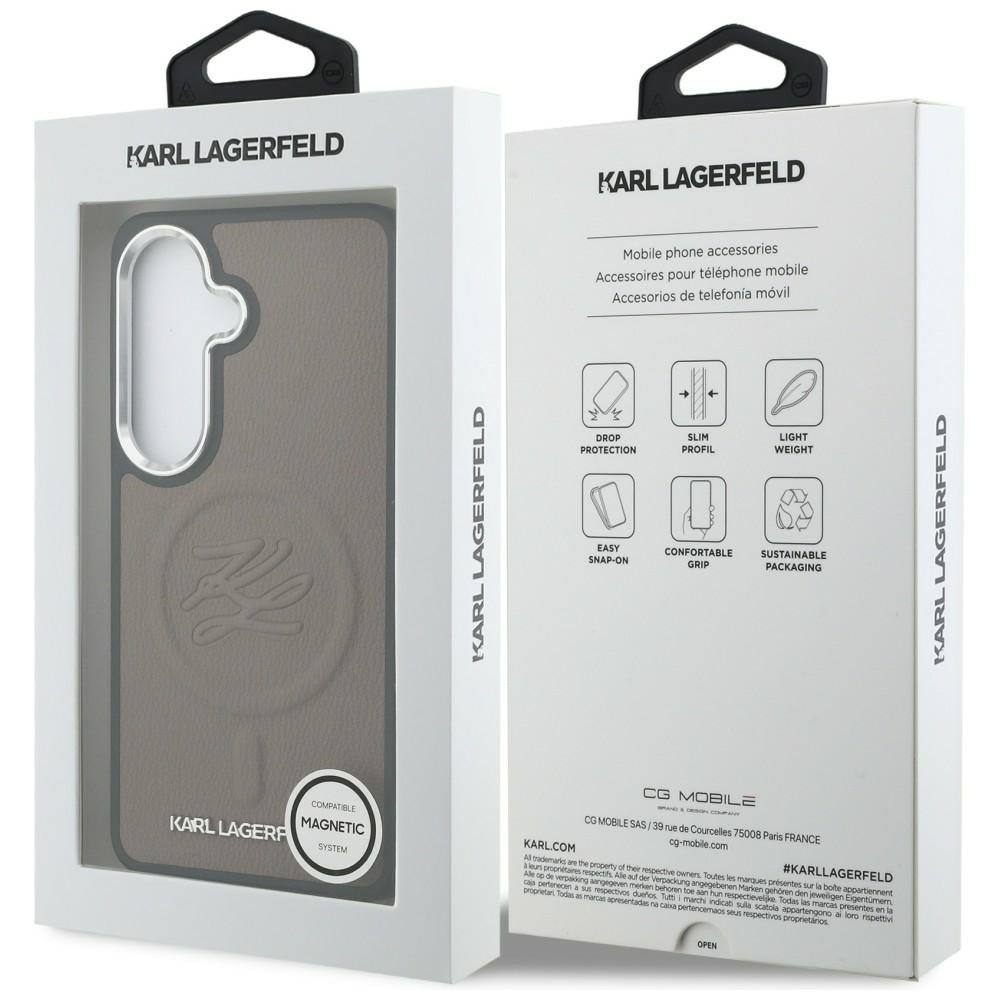 Karl Lagerfeld MagSafe vāciņš Samsung Galaxy S26 brūns