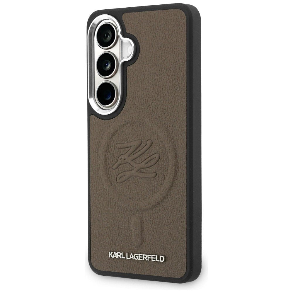 Karl Lagerfeld MagSafe vāciņš Samsung Galaxy S26 Plus brūns