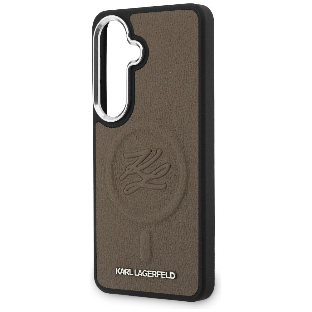 Karl Lagerfeld MagSafe vāciņš Samsung Galaxy S26 Plus brūns