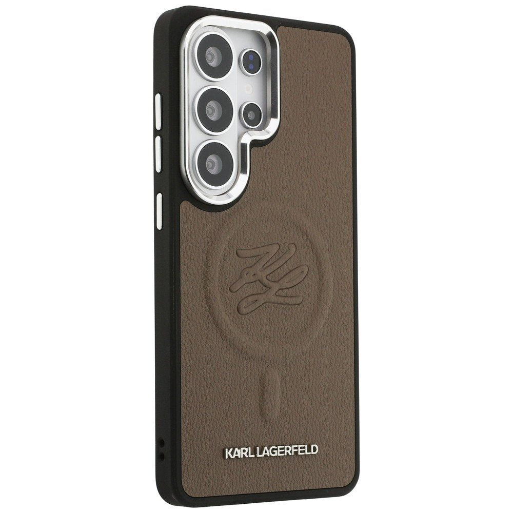 Karl Lagerfeld MagSafe vāciņš Samsung Galaxy S26 Ultra brūns
