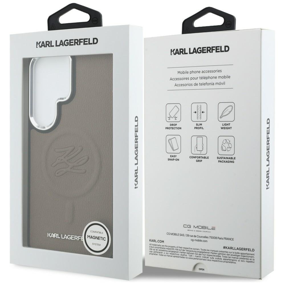 Karl Lagerfeld MagSafe vāciņš Samsung Galaxy S26 Ultra brūns