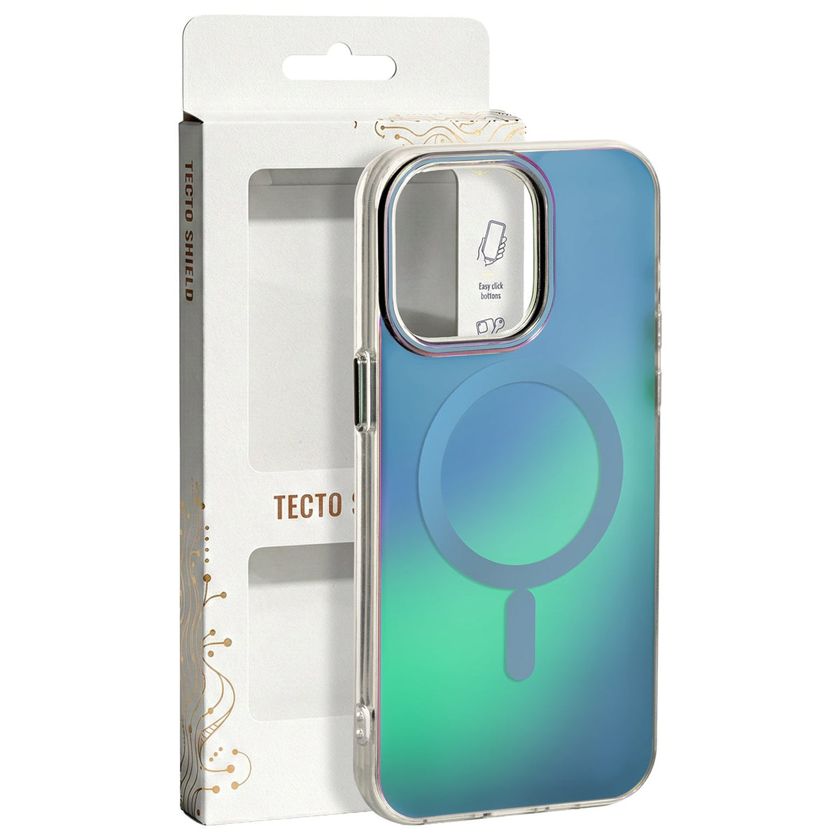 „Tecto Shield Aurora“ vāciņš Samsung Galaxy S26, zils