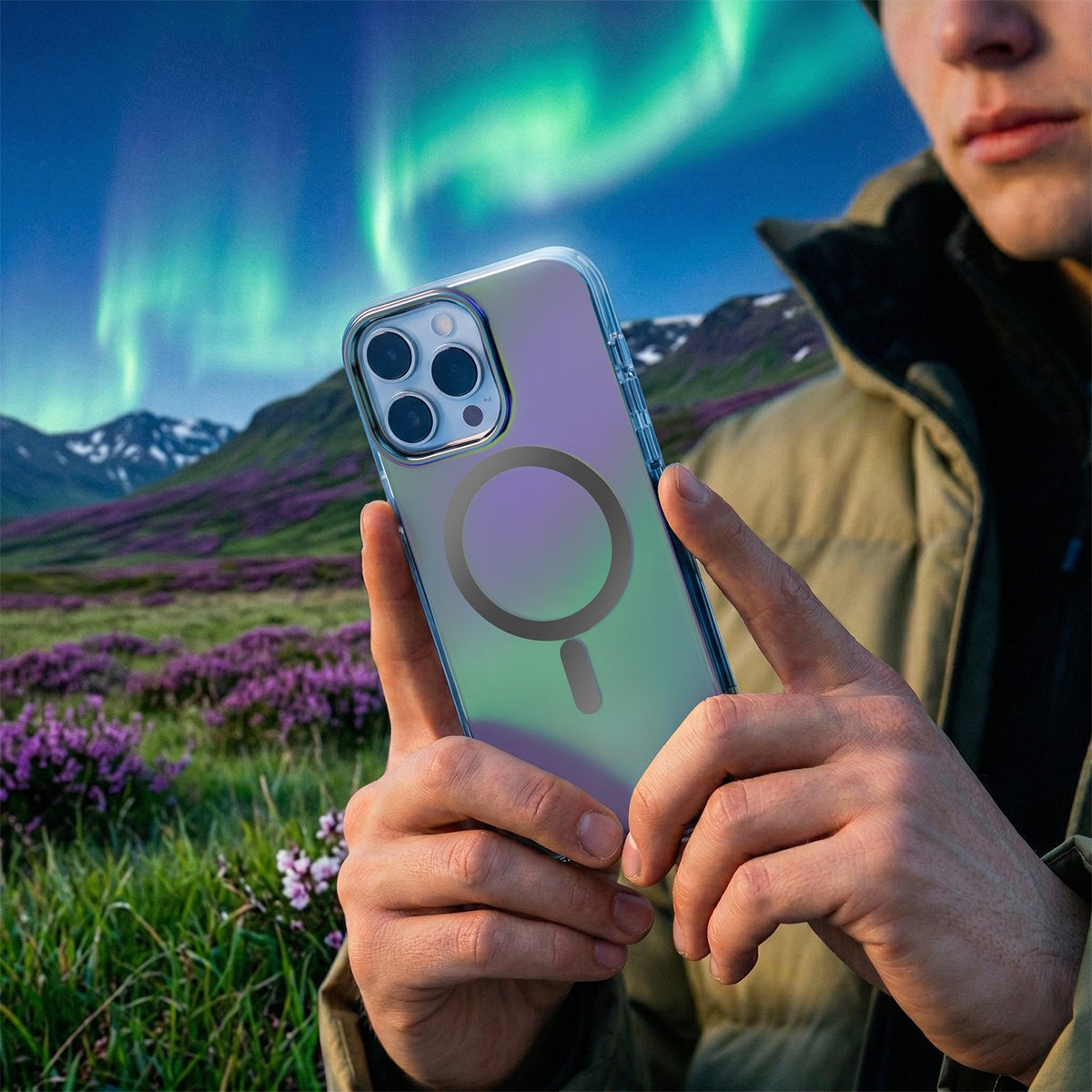 „Tecto Shield Aurora“ vāciņš Samsung Galaxy S26 Plus, pelēks