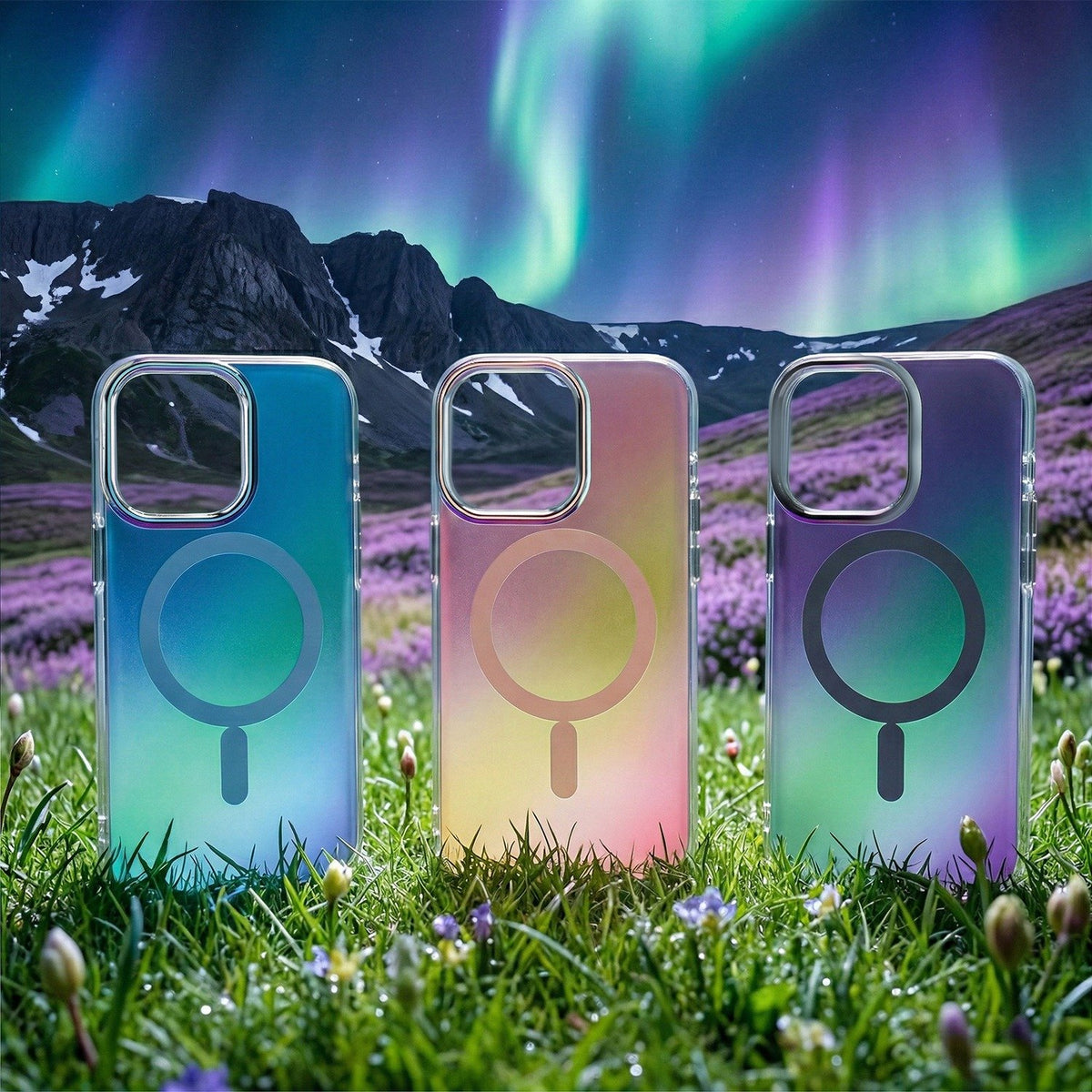 „Tecto Shield Aurora“ vāciņš iPhone 15 Pro Max 6,7" rozā