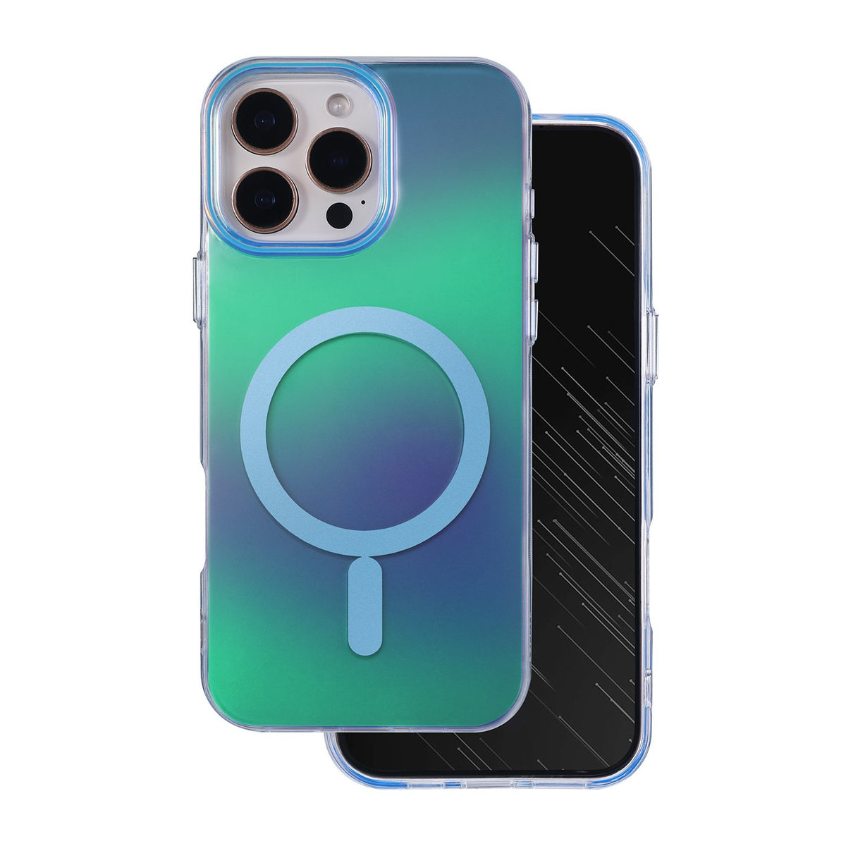 „Tecto Shield Aurora“ vāciņš iPhone 16 Pro 6,3" zils