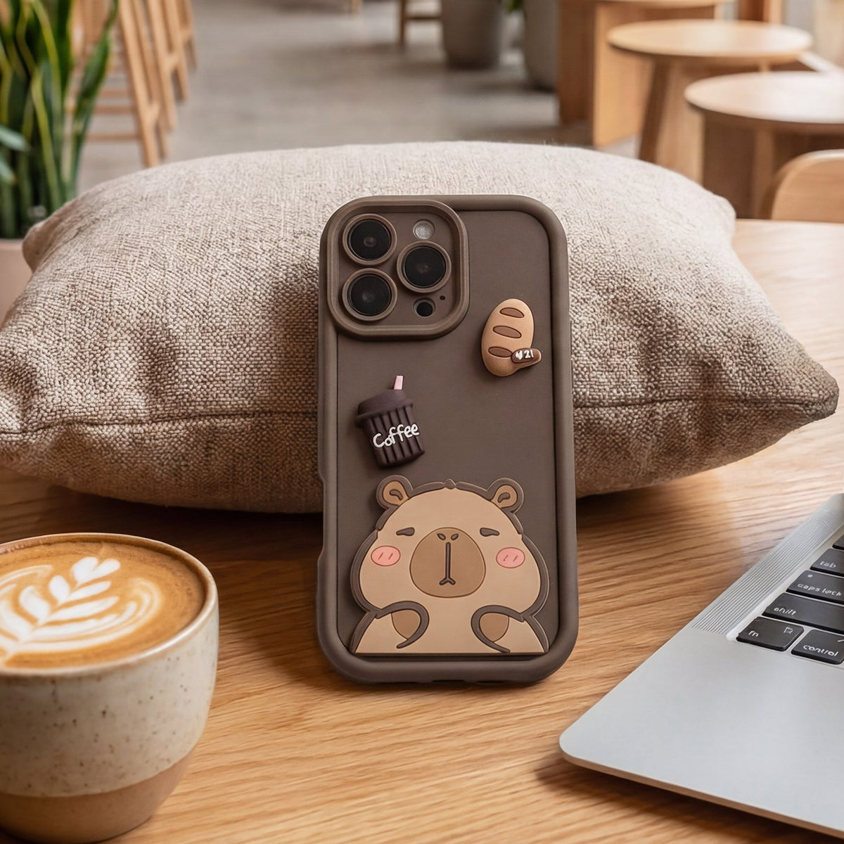 Īpaši moderns 3D vāciņš Samsung Galaxy S26 Plus ar kapibaras attēlu