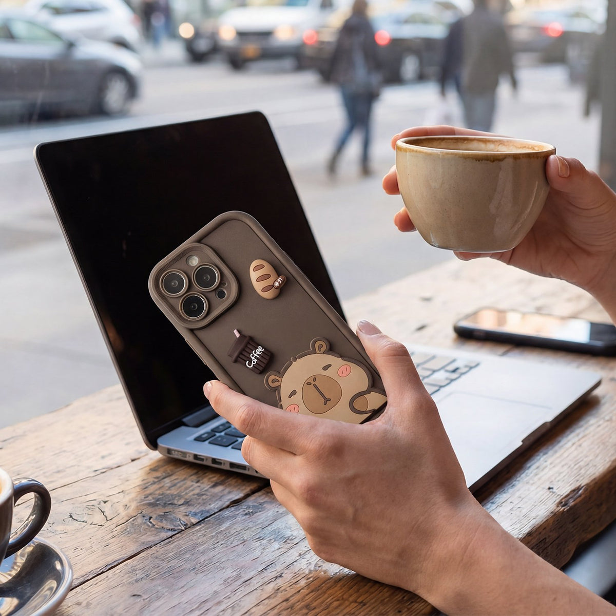 Īpaši moderns 3D vāciņš Samsung Galaxy S26 Plus ar kapibaras attēlu