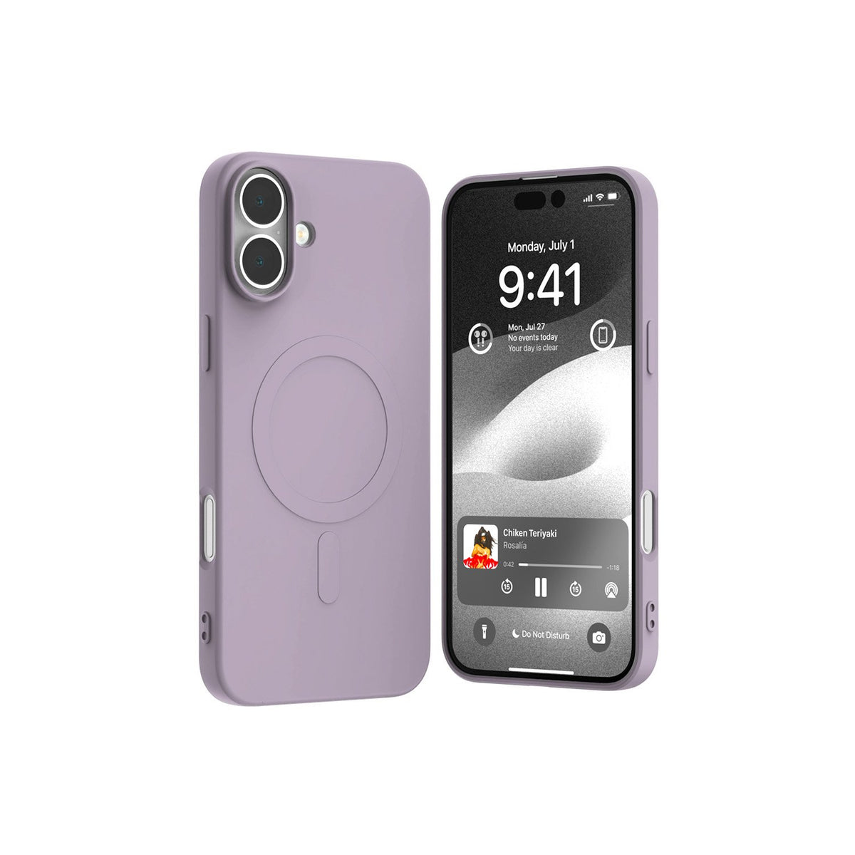 MERCURY daļēji-silikona MAGSAFE IPHONE 16 PLUS (6,7) LILĀ VIOLETA