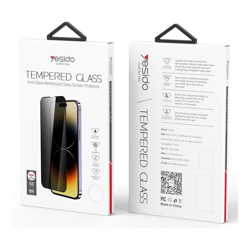 YESIDO privātuma stikls iPhone 14 Plus TG02