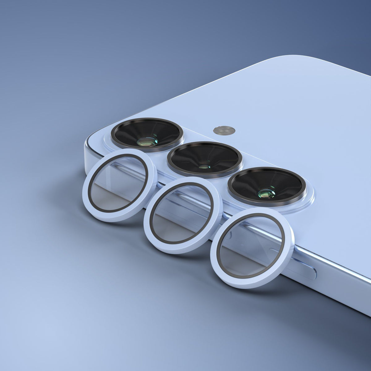 „Etteri“ kameras objektīva aizsargs „Samsung Galaxy S26“ (zils)