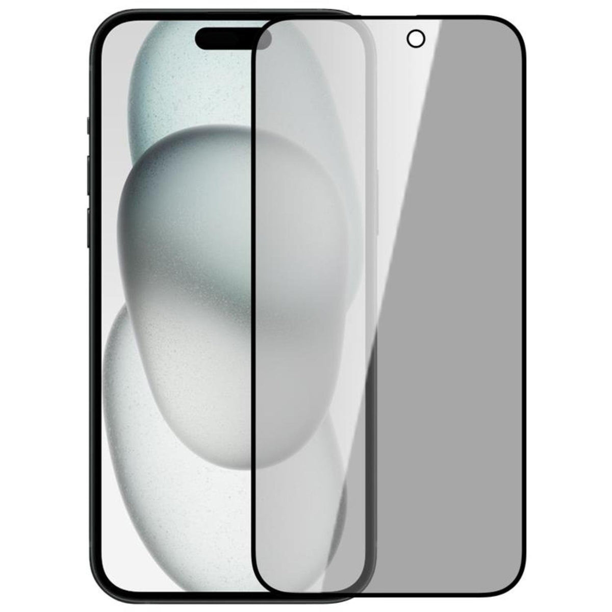 NILLKIN privātuma IPHONE 15 PLUS (6,7) MELNS
