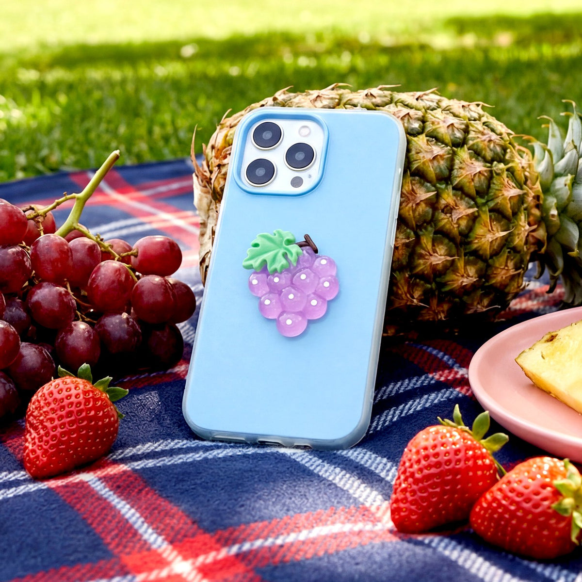 „Fruit“ 2-in-1 vāciņš iPhone 17 Pro Max 6,9" zils