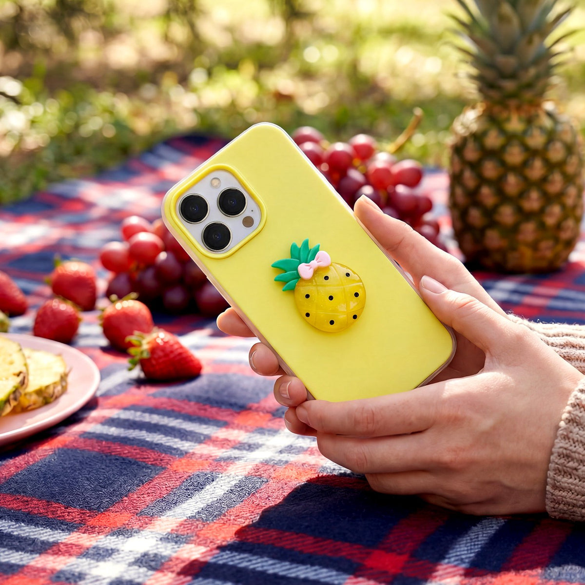 „Fruit“ 2-in-1 vāciņš iPhone 17 6,3" dzeltens