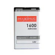 BAT. MAXXIMUS 5800/5230 NOK 1600 LIONC3/N900/X6 16 GB/