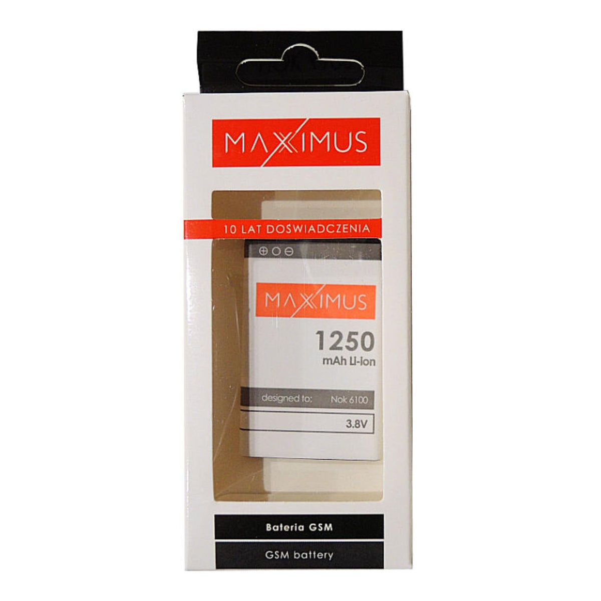 BAT. MAXXIMUS NOK 6100/6300 1250 mAh