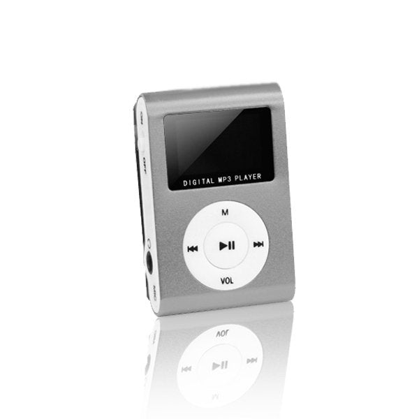 Setty austiņas MP3 ar LCD +, sudrabainas