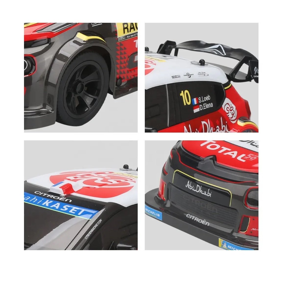 „Fast Gearz“ tālvadības automašīna „Citroën C3 WRC“ mērogā 1:10