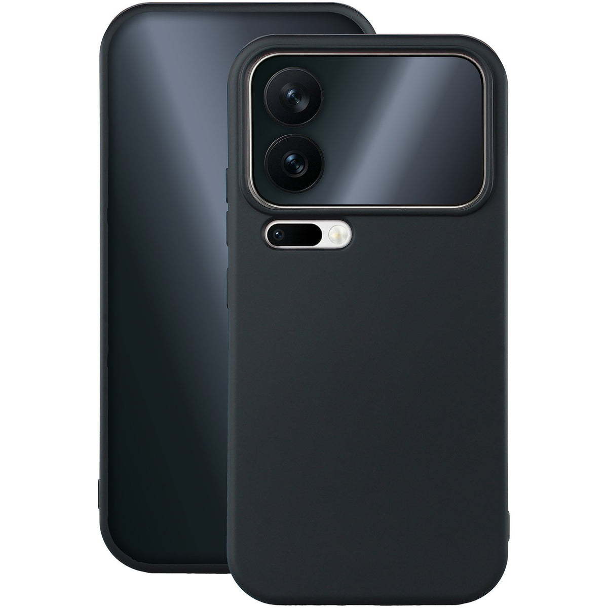 Silikona vāciņš viedtālrunim „Xiaomi 17 Pro“, melns