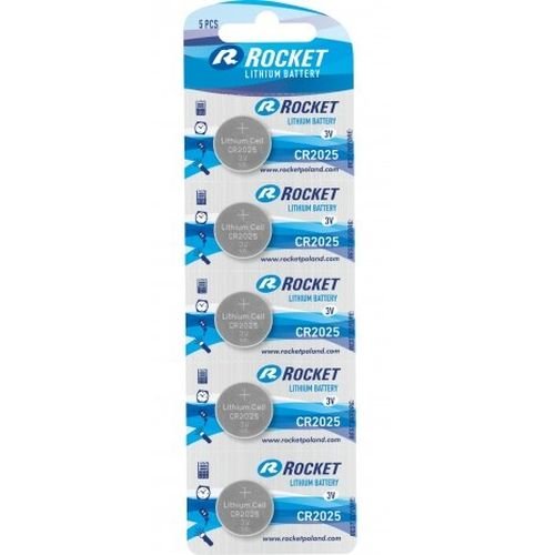 Rocket CR2025-5BB blistera iepakojumā 5 gab.