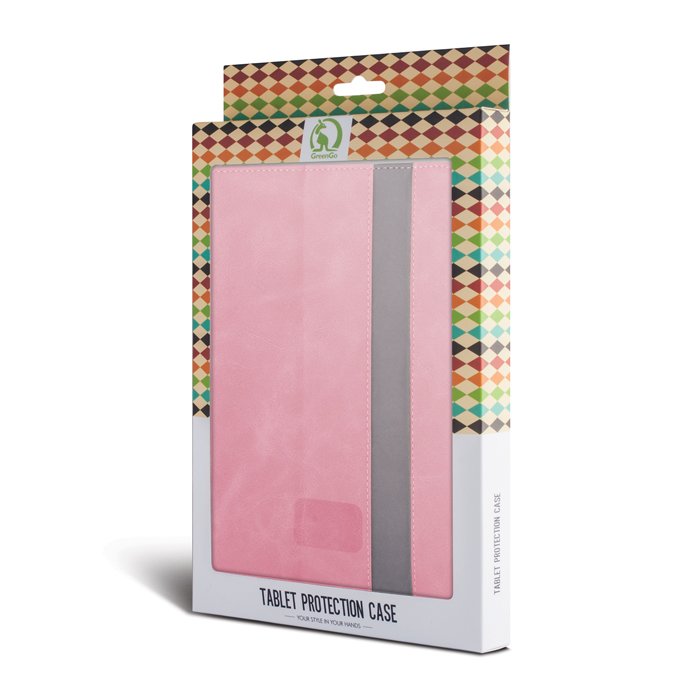 Universāls maciņš Fantasia planšetdatoram 12-13" (G29,5 x P22,5 cm) rozā
