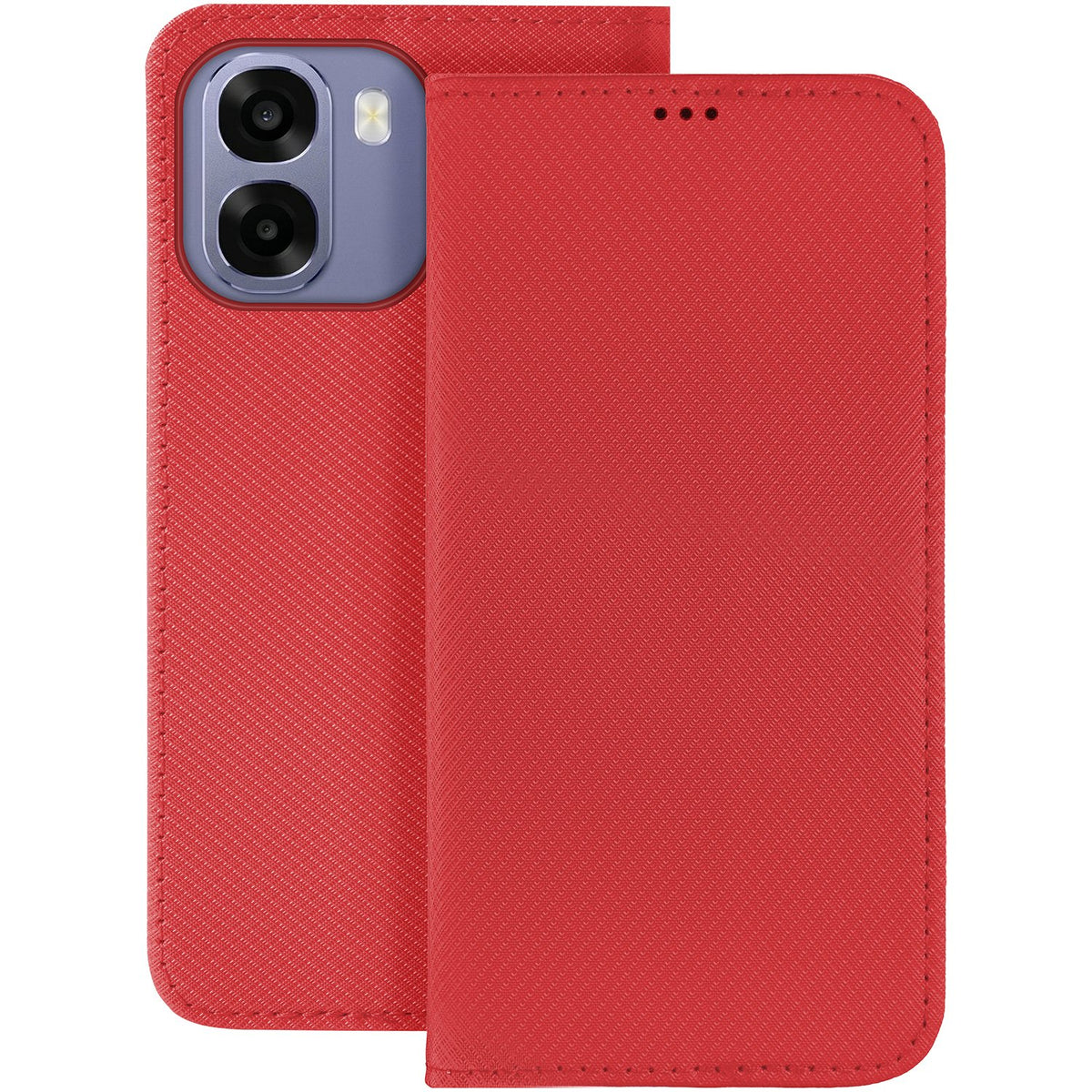 „Smart Magnet“ vāciņš tālrunim Oppo A6 4G / A6 5G / A6X 4G / A6X 5G / A6S 4G / A6S 5G Global, sarkans