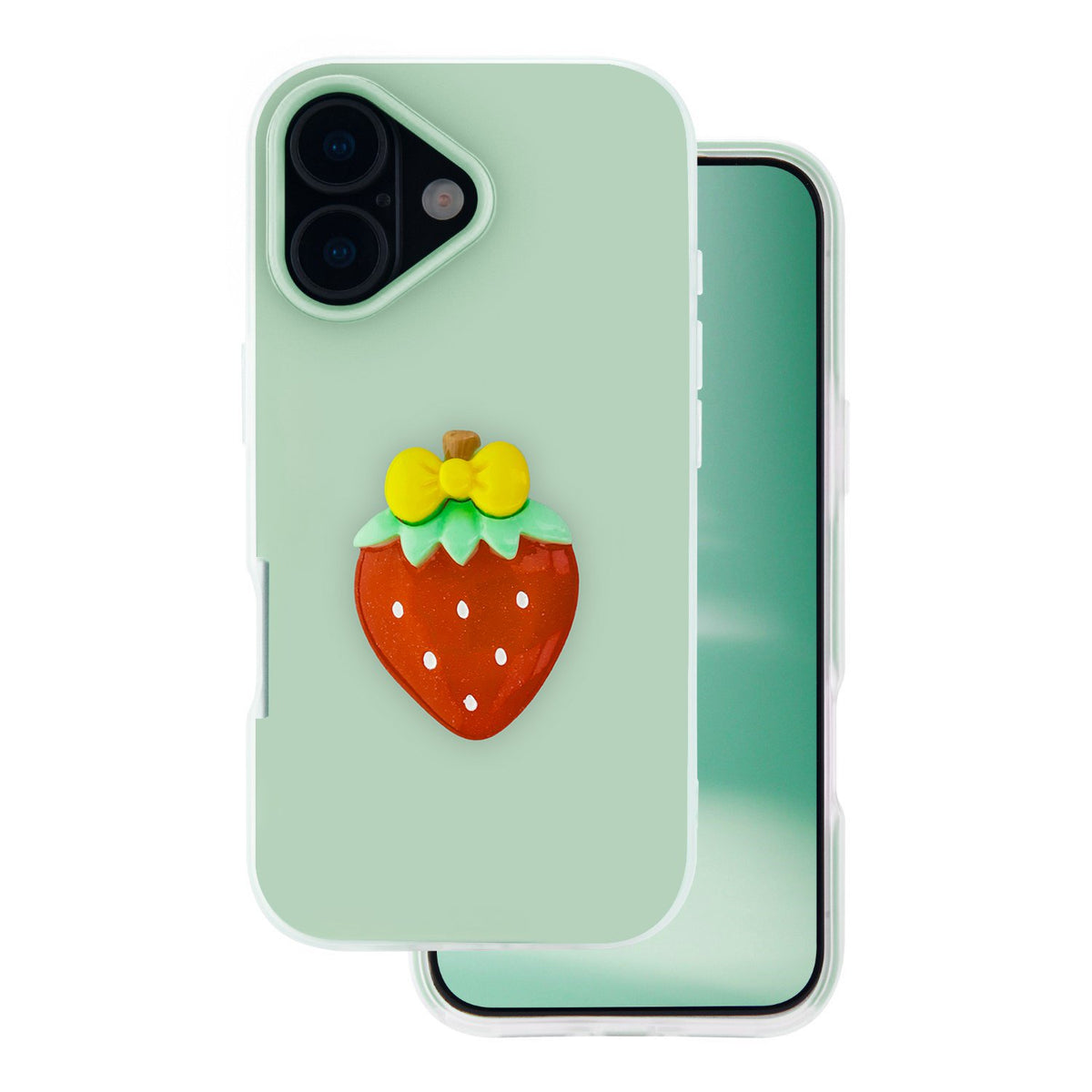 „Fruit“ 2-in-1 vāciņš iPhone 16 6,1" zaļš