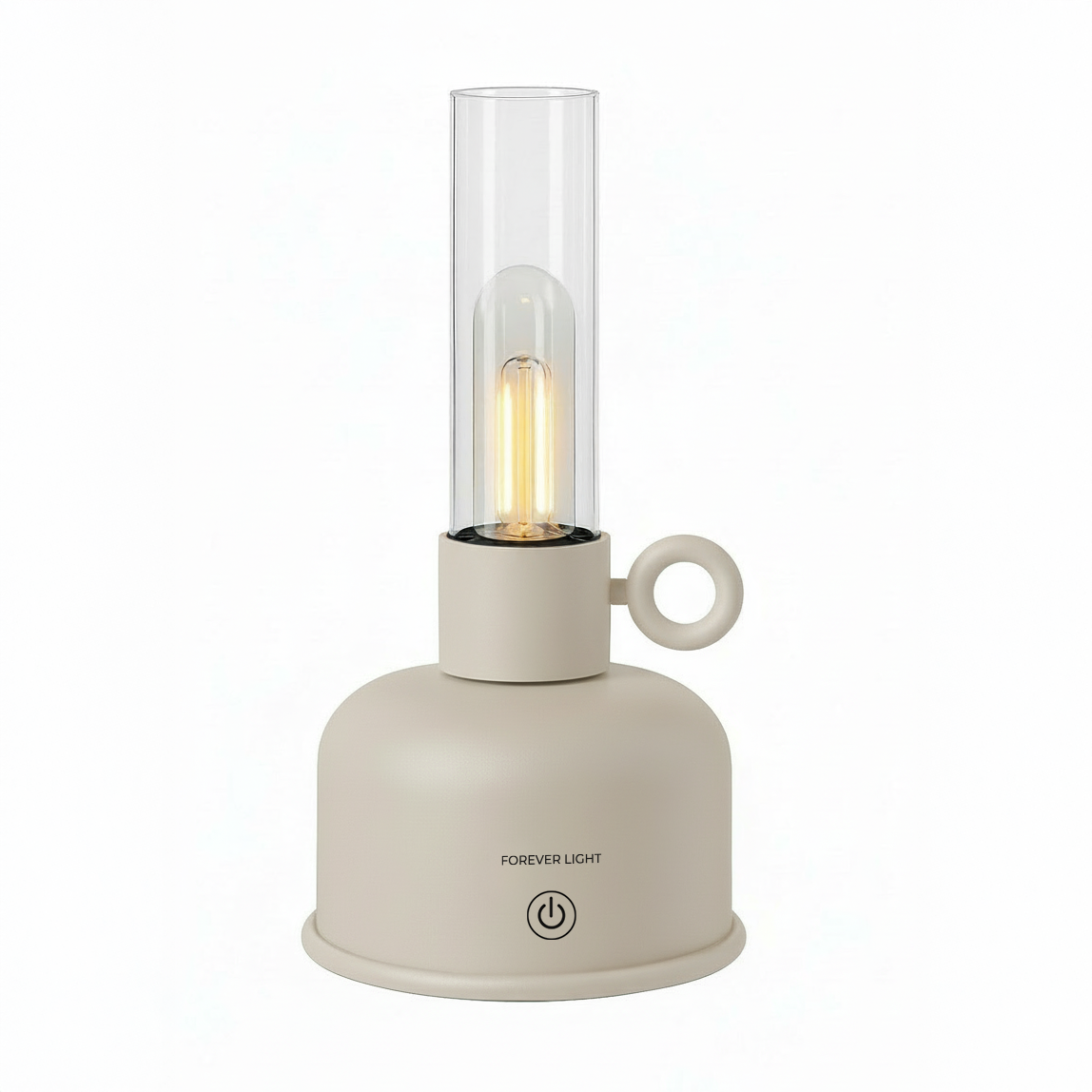 „Forever Light“ vintage stila naftas krāsas LED lampa FLR-05, gaiši smilškrāsā