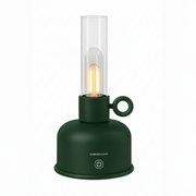 „Forever Light“ vintage stila naftas krāsas LED lampa FLR-04, pudeles zaļa