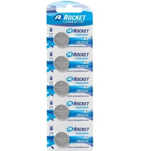 Rocket CR2032-5BB blistera iepakojumā 5 gab.