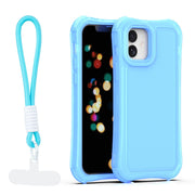 „Safepop“ vāciņš ar siksniņu iPhone 12 / 12 Pro 6,1" zils