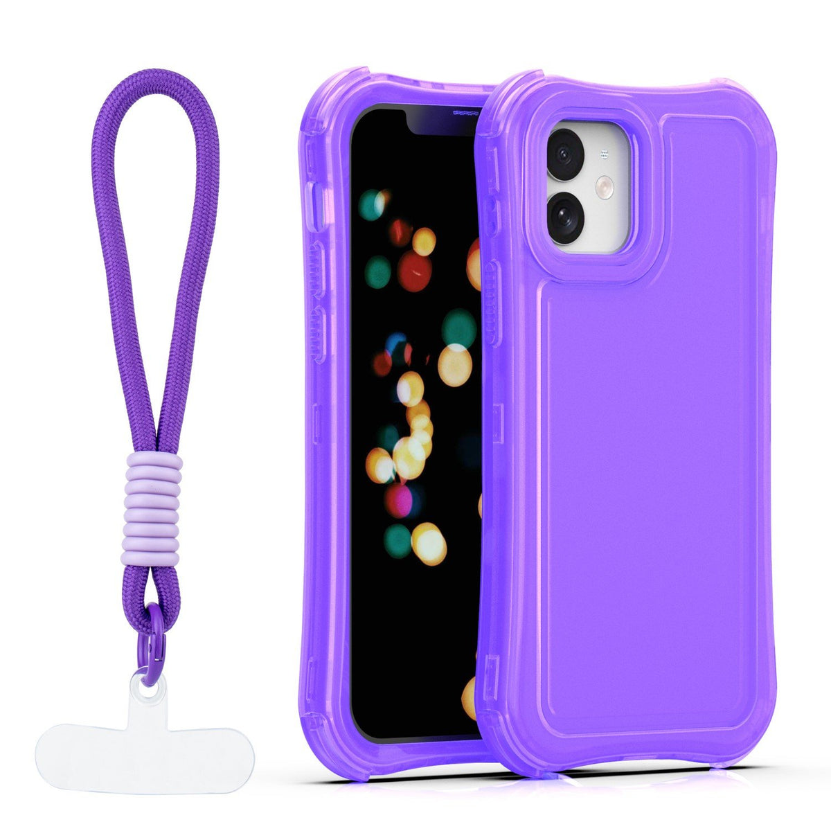 „Safepop“ vāciņš ar siksniņu iPhone 12 / 12 Pro 6,1" violets