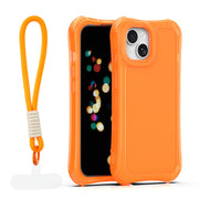 „Safepop“ vāciņš ar siksniņu iPhone 15 6,1" oranžs