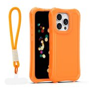 „Safepop“ vāciņš ar siksniņu iPhone 15 Pro 6,1" oranžs