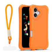 „Safepop“ vāciņš ar siksniņu iPhone 16 6,1" oranžs