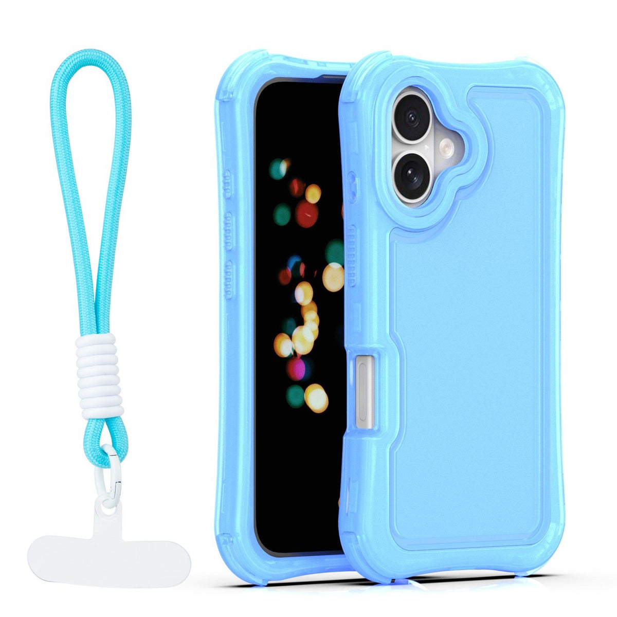 „Safepop“ vāciņš ar siksniņu iPhone 16 6,1" zils