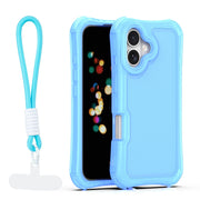 „Safepop“ vāciņš ar siksniņu iPhone 16 6,1" zils