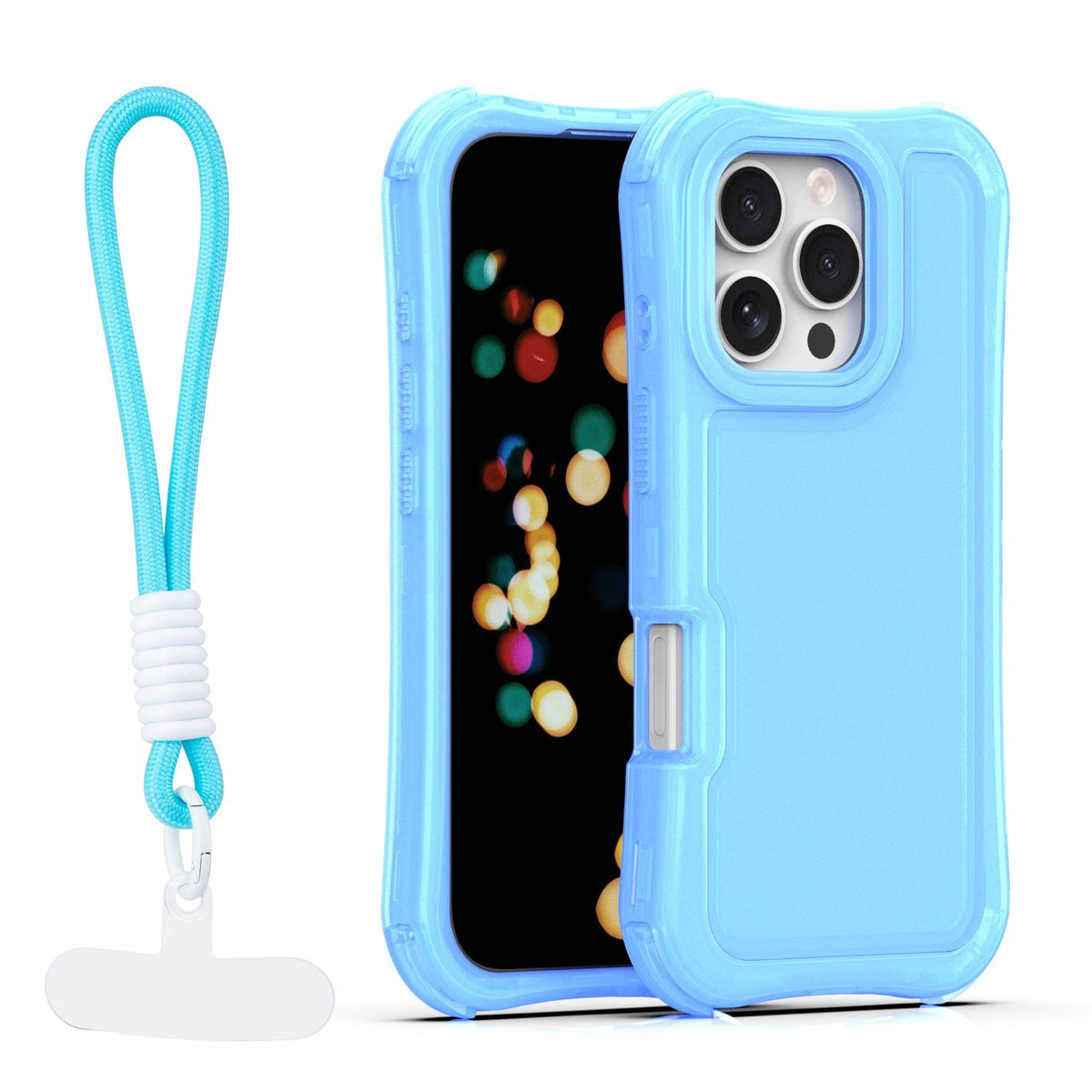 „Safepop“ vāciņš ar siksnu iPhone 16 Pro Max 6,9" zils