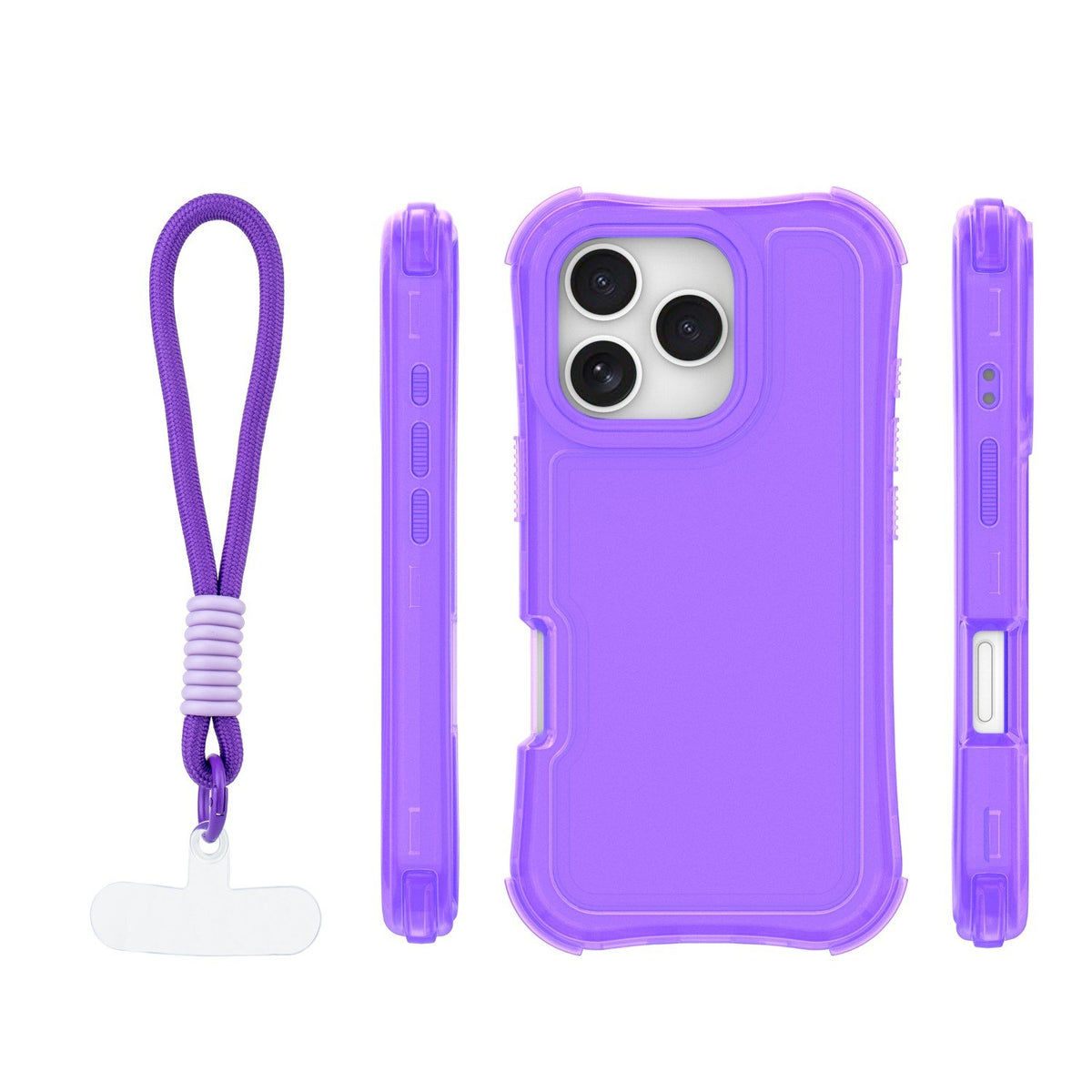 „Safepop“ vāciņš ar siksniņu iPhone 16 Pro Max 6,9" violets