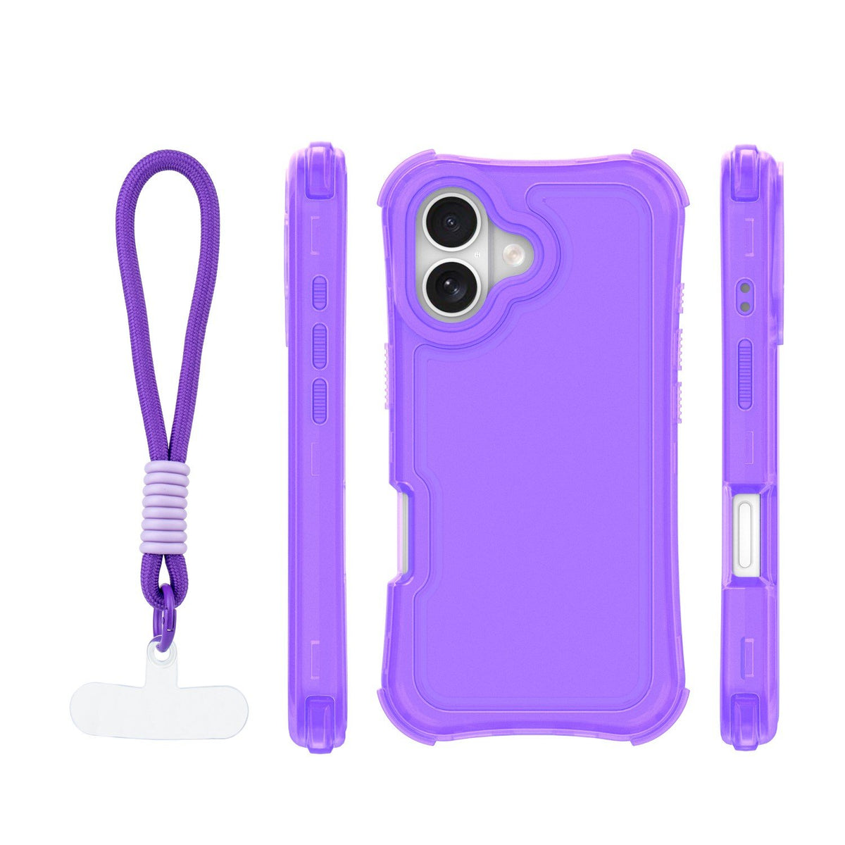 „Safepop“ vāciņš ar siksniņu iPhone 17 6,3" violets