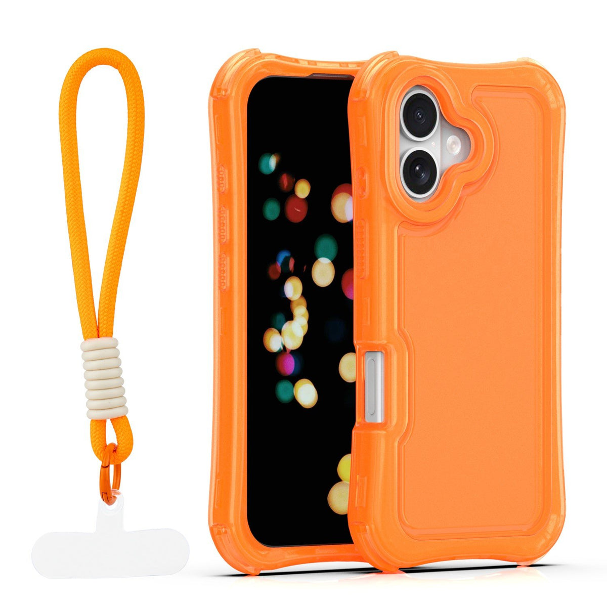 „Safepop“ vāciņš ar siksniņu iPhone 17 6,3" oranžs