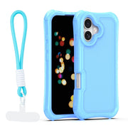 „Safepop“ vāciņš ar siksniņu iPhone 17 6,3" zils