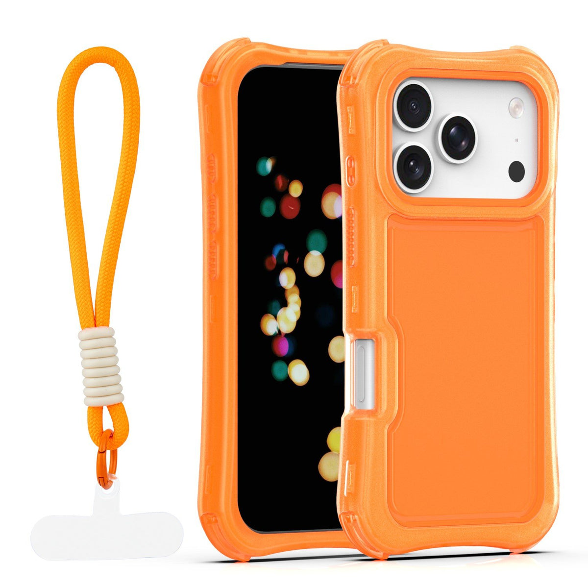 „Safepop“ vāciņš ar siksniņu iPhone 17 Pro 6,3" oranžs