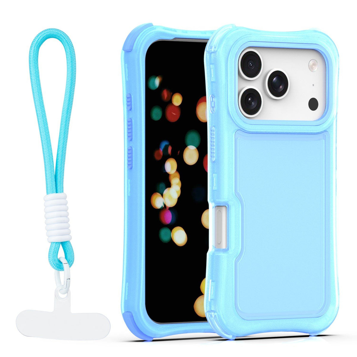 „Safepop“ vāciņš ar siksniņu iPhone 17 Pro Max 6,9" zils